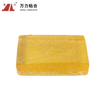合成の黄色いAPAOの熱い溶解の付着力の固体包装の接着剤はAPAO 505D新しい付ける