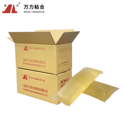 熱い溶解TPR感圧性のクラフト柔軟材包装テープTPR-301のための接着剤を薄板にする5500 CP