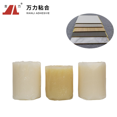 白い固体PU Hotmelt PUR-9910黄色いポリウレタン熱い接着剤の棒気絶するため