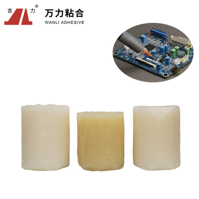 黄色がかった電気で伝導性の接着剤電子PURの熱い溶解の接着剤PUR-4184-4に白い