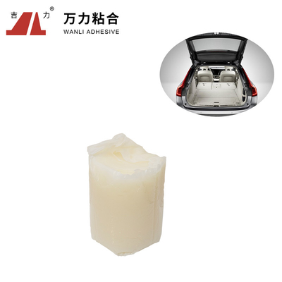 車のトリムPUR-7112の内部の布PURの自動車接着剤のための乳白色の白い固体接着剤