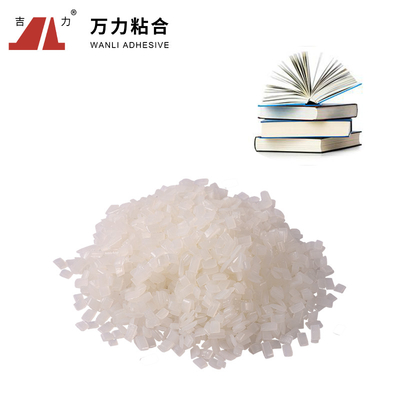 透明で熱い溶解の製本の接着剤は、薄片状のエヴァ熱い溶解付着力EVA-C-23を基づかせていた
