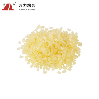 黄色がかった薄片状の製本の接着剤の固体エヴァの熱い接着剤EVA-C-22