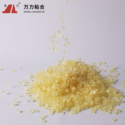 黄色がかった固体熱い溶解の付着力のエヴァの薄片状の高温接着剤EVA-C-22