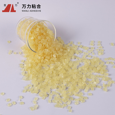 黄色がかった薄片状の製本の接着剤の固体エヴァの熱い接着剤EVA-C-22