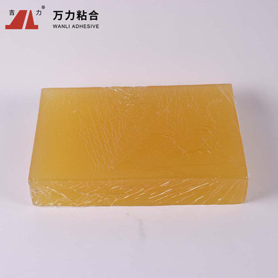ブロックのTPR-433を結ぶ固体包装の熱い溶解の付着力の黄色い感熱紙のラベル