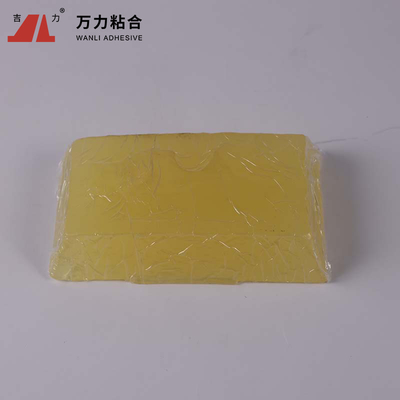 薄黄色の透明な包装の熱い溶解の固まりがあるカートンの密封の接着剤TPR-7606