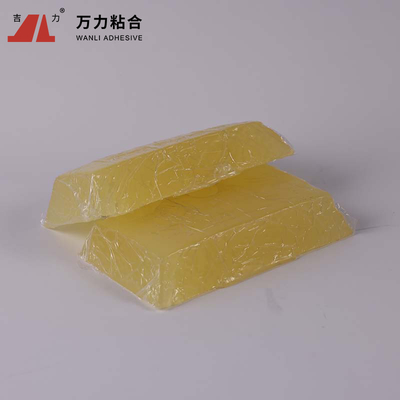 波形箱TPR-6258Cのための固体黄色く熱い溶解のクラフト紙テープTPRの接着剤