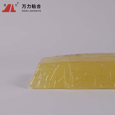 波形箱TPR-6258Cのための固体黄色く熱い溶解のクラフト紙テープTPRの接着剤