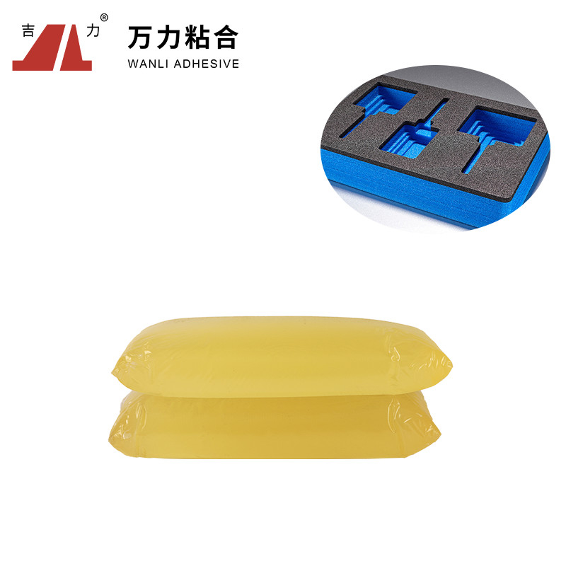 TPRのポリプロピレンTPR-204Bのための黄色い包装の熱い溶解の付着力の固体熱い接着剤