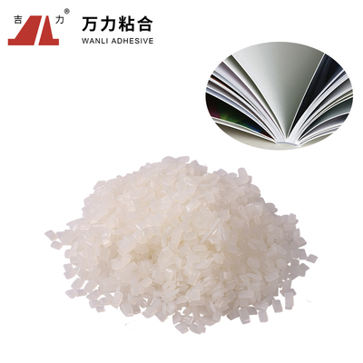 透明なエヴァの熱い溶解の接着剤4500のCPの薄片状ポリエステルEVA-C-23