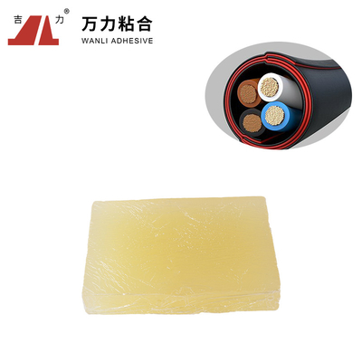 アクリルの熱い溶解付着力TPR熱溶解付着力TPR-6136B-S1をワイヤーで縛る黄色がかった車